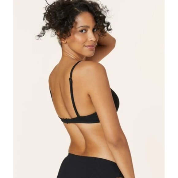 Andie Swim The Valencia Top Black Eco Nylon Size XXL - Picture 12 of 14